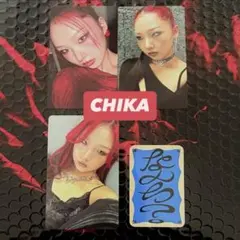CHIKA トレカセット&ステッカー