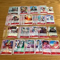 ワンピース カード　赤デッキパーツ　まとめ売り②