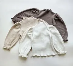 monatelier トップス beige Lサイズ 110cm