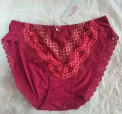 Triumph ワインレッド レースショーツL