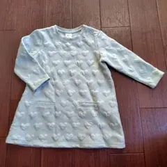 H&M　ハート　ワンピース 90　女の子　グリーン