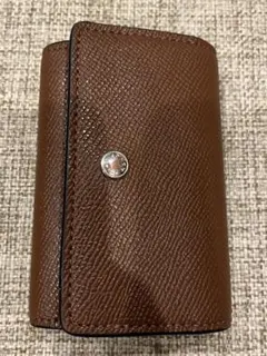 COACH ブラウン レザーキーケース