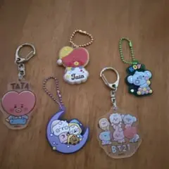 BT21 キーホルダー 5点セットのサムネイル