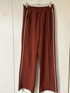 【JEANASIS】ジョーゼットラインパンツ☆F