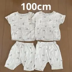 Tシャツ短パン　セットアップ　2セット　100cm 双子のサムネイル