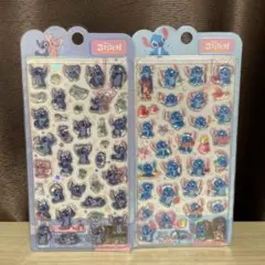 3Dシール 硬いシール スティッチ 2枚セット