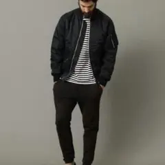 【ユナイテッドアローズ】MA-1 ブルゾン ブラック