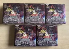 完全未開封】遊戯王 カオス・オリジンズ 5BOXセット シュリンク付き