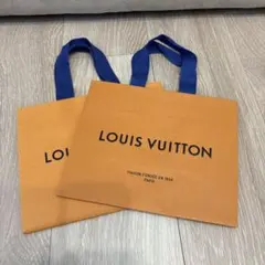LOUIS VUITTON ショップ袋 2枚セット 約22×18㎝のサムネイル