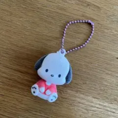 サンリオキャラクターズ　ふわわフロッキーマスコット‪‪ ポチャッコ　ガチャガチャ