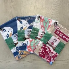 【新品】鬼滅の刃 一番くじ てぬぐい 4点 E賞 錆兎 煉獄 カナエ 猗窩座