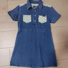 Wrangler デニムワンピース 星柄 キッズのサムネイル