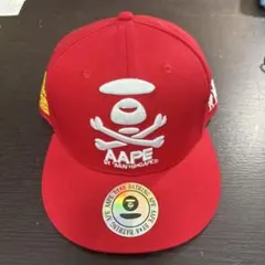 AAPE BY A BATHING APE ベースボールキャップ レッドのサムネイル