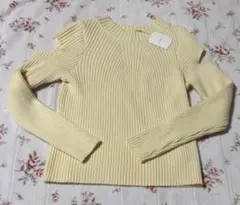 即発送 新品Chico ケーブルニット セーター カットアウトニット アイボリー