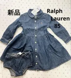 新品　Ralph Lauren デニムワンピース 18M