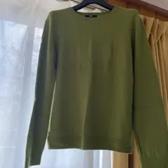 UNIQLO オリーブグリーン カシミヤ ニット L
