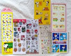 スヌーピー シール ステッカー まとめ売り　キャンディーシール　ぷっくりのサムネイル
