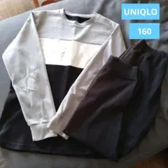 UNIQLO 長袖パジャマセット 160