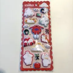 【正規品】ベイマックス マシュマロ 立体 シール　ディズニー