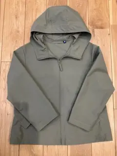 UNIQLO フード付きジャケット 140 カーキ