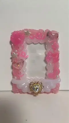 ピンク　ホイップデコ　トレカケース