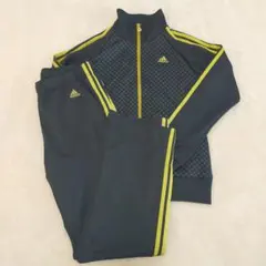 adidas セットアップ ジャージ 黒金 ドット OT Y2K