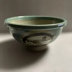 陶器 織部風 益子焼き器