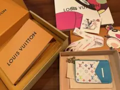 ルイヴィトン LV × TM カバー 村上隆 パスポートケース マルチカラー