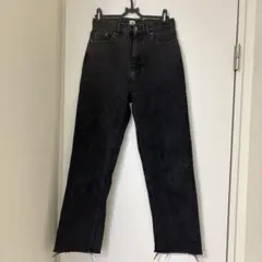 ZARA ザラ　切りっぱなしブラックデニム 38 ジーンズ