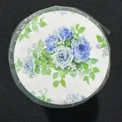 1454】海外 マステ 5m巻 PETマスキングテープ 貝殻光 お花系 緑 - メルカリ