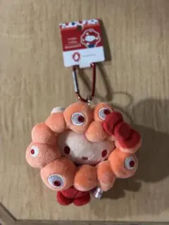 ミャクミャク サンリオ 推しカラーぬいぐるみ マスコット カラビナ ハローキティ