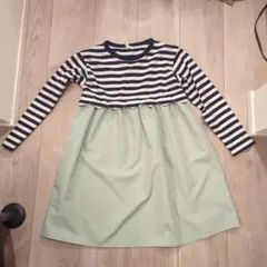 Samansa Mos2 ストライプワンピース XL