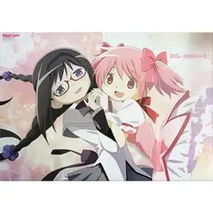 【非売品】「魔法少女まどか☆マギカ」描き下ろしB2ポスター＆特集記事(八つ折)