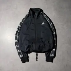 00s adidas truck jacket 短丈 ドローコード y2k