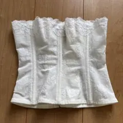 ワコール　ブライダルインナー　 ホワイト レース コルセット