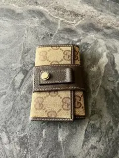 GUCCI キーケース ベージュ/ブラウン