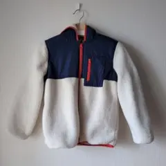 キャップ　GAP　フルジップ　ボアパーカー