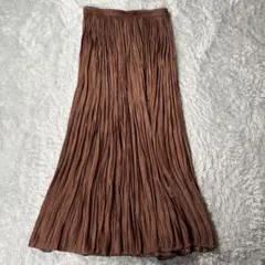 ZARA ザラ ワッシャー プリーツスカート ロングスカート ウエストゴムのサムネイル
