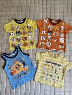 アンパンマン Tシャツ3枚タンクトップ1枚セット　80.90サイズ　　　　#1