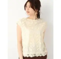 新品　GLOBAL WORK　ジャガードレースプルオーバー