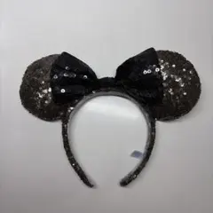 ミッキー型スパンコールカチューシャ