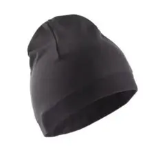 블랙 블랙 솔리드 스컬 캡