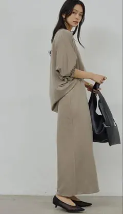 GALLARDAGALANTE キュプラジャージースカートのサムネイル