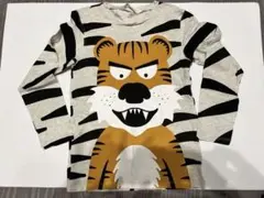 H&M トラデザイン 長袖カットソー　ロンＴ110-130cm