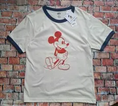 ディズニー　ミッキーマウス　ユニクロTシャツ　Tシャツ　メンズS