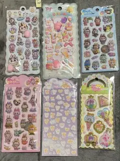 SALE 【新品　国内購入ぷっくり立体シールセット15】同梱割有(条件、限度有)