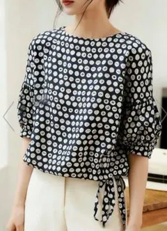 IENA ドットバルーンBL 25ss ネイビー - メルカリ