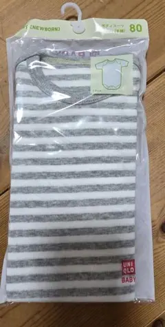 UNIQLO ベビーシャツ肌着 サイズ80 グレー