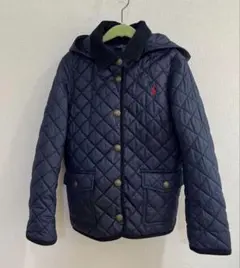 POLO RALPH LAUREN ネイビー キルティングジャケット S (7)