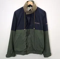 【90s USA古着】バイカラー スウィングトップ ブルゾン L 裏地チェック